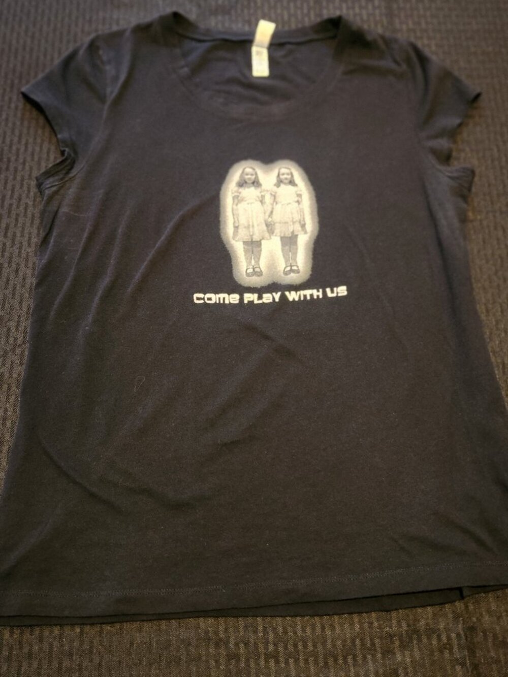The Shining Grady Twins Come Play With Us Horror Tee Size XL